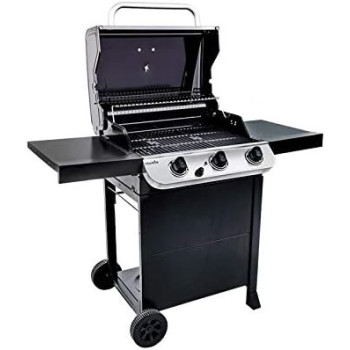 CharBroil Bbq Gas Stainless Steel 3 Burners Convective Charcoal Grill 468403119, 1 Year Warranty