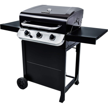 CharBroil Bbq Gas Stainless Steel 3 Burners Convective Charcoal Grill 468403119, 1 Year Warranty