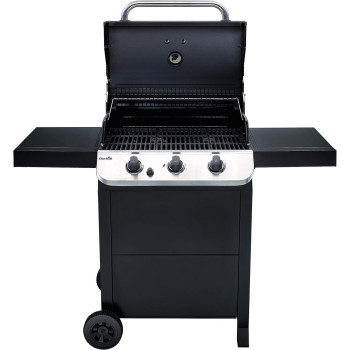 CharBroil Bbq Gas Stainless Steel 3 Burners Convective Charcoal Grill 468403119, 1 Year Warranty