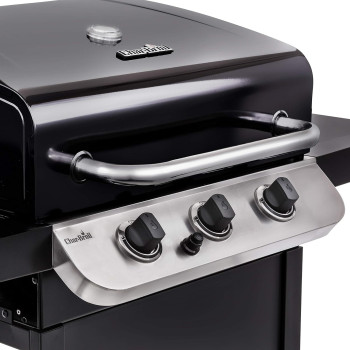 CharBroil Bbq Gas Stainless Steel 3 Burners Convective Charcoal Grill 468403119, 1 Year Warranty