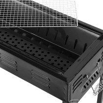 Go2Camps Portable Bbq Grill With Stand And Mesh Rack, Japanese Barbeque Grill With Long Legs, Charcoal Grill For Outdoor Camping, Trip, Picnic, Garden, Beach, Party, Event And Outing, 1 Year Warranty