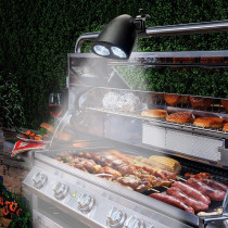 Barbecue Grill Light, Outdoor 360 Degree Flexible Bbq Light With 10 Super Bright Led Lights, Heat Resistant Night Grill Light With Sturdy Clamp Mount Fits Most Grill Handle (Batteries Not Included), 1 Year Warranty