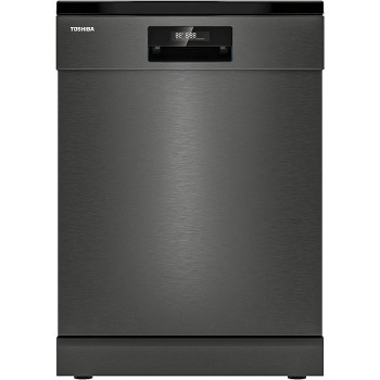 Toshiba Dishwashers 15 Place Settings, 3 Layer basket, Origin Inverter, 8 Programmes, 4 Functions, DW-15F3ME(BS) - 1 Year Warranty