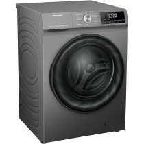 Hisense WFQY7012EVJMT 7 Kg Front Load Fully Automatic Washing Machine with Inverter Motor, 1200 RPM, 15 Mins Quick Wash Program & Delay Timer, Titanium Gary, 1 Year Warranty