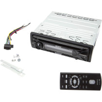 Sony CDX-G1200U Slot In LCD Display MP3 - Red
