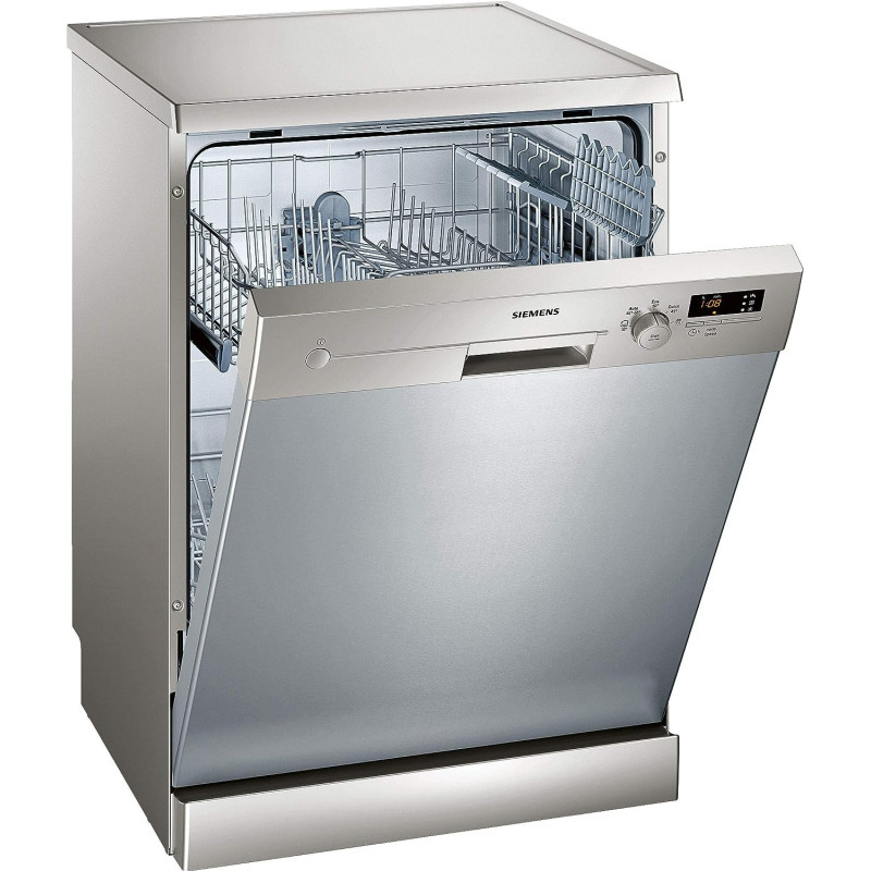 Siemens 5 Programs 12 Place Settings, Free Standing Dishwashers, Silver Sn25D800Gc."Min 1 year manufacturer warranty