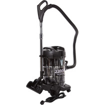 TOSHIBA 22 Liters Drum Type Vacuum Cleaner, 2200 Watts, Push Handle on Dust Tank, Big Wheel Diameter, Blowing Function, VC DR220ABFG 1 Year Warranty, Grey/Black