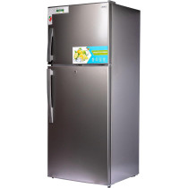 AKAI 500 Liters Double Door Top Mount Free Standing Total No Frost Refrigerator Glass Shelves Titanium Finish R600a Refrigerant 4 Stars ESMA Ratings RFMA-S500WT