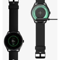 QCY Watch GT Smart Watch With Retina AMOLED HD Display - Black