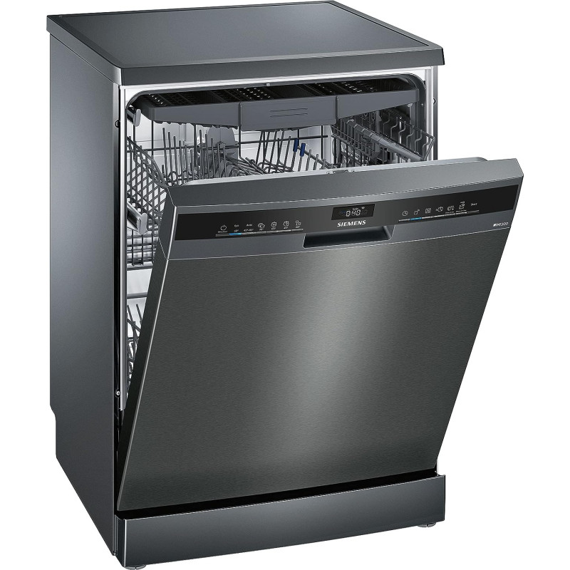 Siemens iQ300, free-standing Dishwashers, 60cm, Black inox SN23HC00MM"Min 1 year manufacturer warranty"