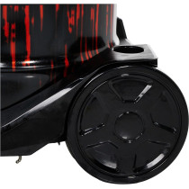 Toshiba 20 Liters Drum Type Vacuum Cleaner, 1800 Watts, Push Handle on Dust Tank, Big Wheel Diameter, Blowing Function, VC-DR180ABF - 1 Year Warranty Red/Black