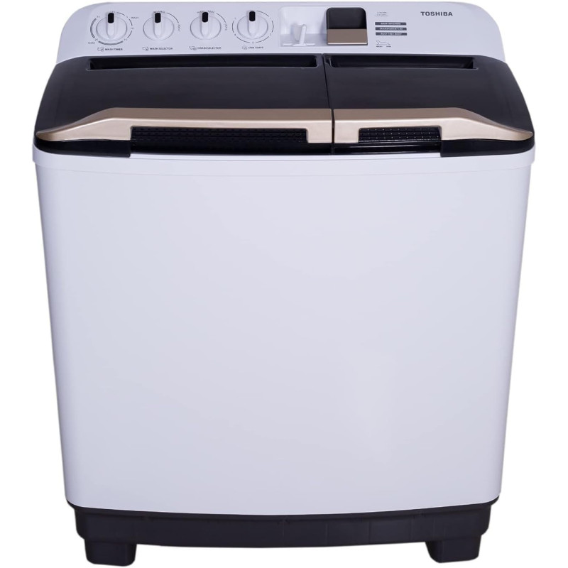 Toshiba 12 KG, Top Load Semi-Automatic Washing Machine, VH-H130WA -1 Year Manufacturer Warranty