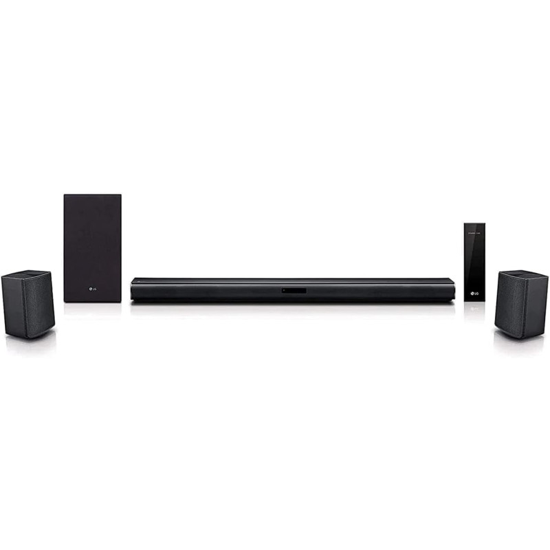 LG SNC4R 420W Sound Bar w/Bluetooth Streaming and Surround Sound Speakers, Black