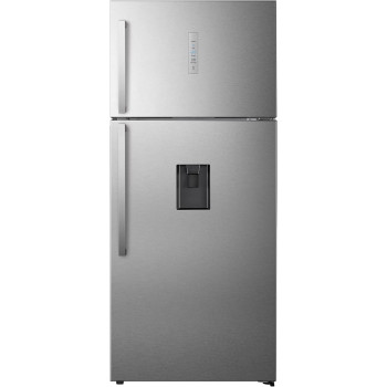 Hisense 729 Liter Refrigerator Double Door With Ice Maker Inverter Compressor Silver Model Rt729N4Wsu."Min 1 year manufacturer warranty"