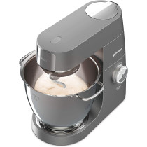 KENWOOD Stand Mixer Kitchen Machine Metal Body CHEF XL TITANIUM 1700W with 6.7L SS Bowl, 5 Tools, Glass Blender, Meat Grinder, Food Processor, Citrus Juicer, KVL8472S Silver