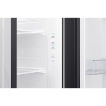 Samsung 680 Liters, Side By Side Refrigerator, RS62R5001B4/AE, Gentle Black Matt, SpaceMax Technology, 20 Year Warranty on Digital Inverter Compressor