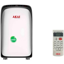 Akai 12000BTU Portable Mobile Air Conditioner R410a Refrigerant Climate Class T3 Compressor 47.5X79.8X41.7 cm One Year Service Warranty PCMA-12001