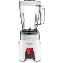 Moulinex Blender, Genuine 1.75 L Blender mixer, with Grinder and Grater Accessories, One Speed and Pulse Function, LM242B27