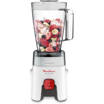 Moulinex Blender, Genuine 1.75 L Blender mixer, with Grinder and Grater Accessories, One Speed and Pulse Function, LM242B27