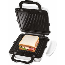 Kenwood 4 Slots 2-in-1 Sandwich Maker & Grill With 2 Sets of Non Stick Multifunctional Plates for Grilling and Toasted Sandwiches, SMP94.A0WH, White