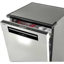 Toshiba 14 Place Settings, 6 Programs Free Standing Dishwashers with Dual Wash Zone, DW14F1(W) White - 1 Year Warranty