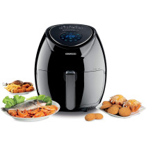 KENWOOD Digital Air Fryer XL 3.8L 1.7KG 1500W with Rapid Hot Air Circulation for Frying, Grilling, Broiling, Roasting, Baking and Toasting HFP30.000BK Black