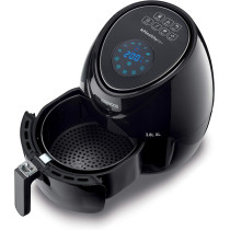 KENWOOD Digital Air Fryer XL 3.8L 1.7KG 1500W with Rapid Hot Air Circulation for Frying, Grilling, Broiling, Roasting, Baking and Toasting HFP30.000BK Black