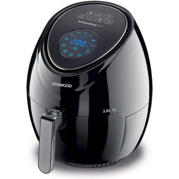 KENWOOD Digital Air Fryer XL 3.8L 1.7KG 1500W with Rapid Hot Air Circulation for Frying, Grilling, Broiling, Roasting, Baking and Toasting HFP30.000BK Black