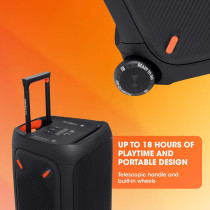 JBL PartyBox 310 Portable Party Speaker With Dazzling Lights, Black - JBLPARTYBOX310UK, 1 Year Warranty
