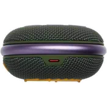 JBL Clip 4 Portable Bluetooth Speaker, 10H Battery, JBLCLIP4BLK Green, 1 Year Warranty