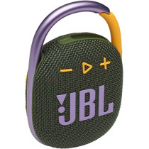 JBL Clip 4 Portable Bluetooth Speaker, 10H Battery, JBLCLIP4BLK Green, 1 Year Warranty