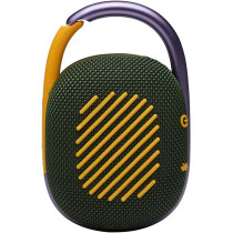 JBL Clip 4 Portable Bluetooth Speaker, 10H Battery, JBLCLIP4BLK Green, 1 Year Warranty