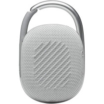 JBL Clip 4 Portable Bluetooth Speaker, 10H Battery, JBLCLIP4BLK White, 1 Year Warranty