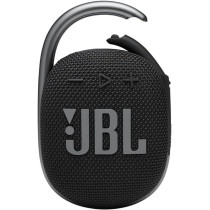 JBL Clip 4 Portable Bluetooth Speaker, 10H Battery, JBLCLIP4BLK Black, 1 Year Warranty