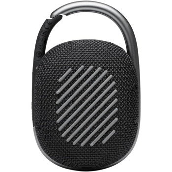 JBL Clip 4 Portable Bluetooth Speaker, 10H Battery, JBLCLIP4BLK Black, 1 Year Warranty