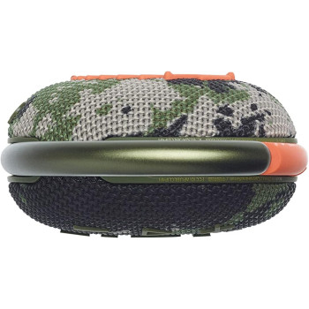 JBL Clip 4 Portable Bluetooth Speaker, 10H Battery, JBLCLIP4BLK Squad, 1 Year Warranty