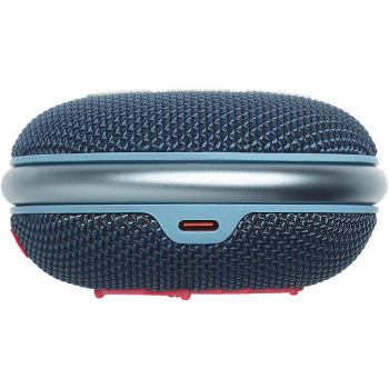 JBL Clip 4 Portable Bluetooth Speaker, 10H Battery, JBLCLIP4BLK Blue/Pink, 1 Year Warranty