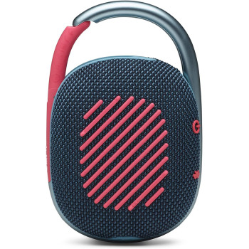 JBL Clip 4 Portable Bluetooth Speaker, 10H Battery, JBLCLIP4BLK Blue/Pink, 1 Year Warranty