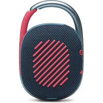 JBL Clip 4 Portable Bluetooth Speaker, 10H Battery, JBLCLIP4BLK Blue/Pink, 1 Year Warranty