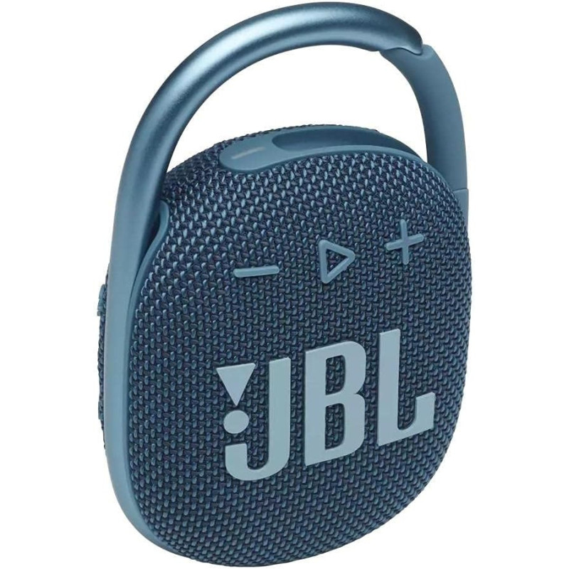 JBL Clip 4 Portable Bluetooth Speaker, 10H Battery, JBLCLIP4BLK Blue, 1 Year Warranty