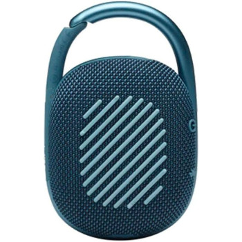 JBL Clip 4 Portable Bluetooth Speaker, 10H Battery, JBLCLIP4BLK Blue, 1 Year Warranty