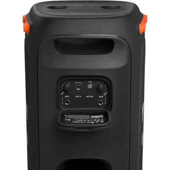 JBL Partybox 110 Portable Party Speaker, 160W Powerful Sound, Built-In Lights, Splashproof, Adjustable Bass, Immersive Audiovisual, 12H Battery, USB Stream - Black, JBLPARTYBOX110UK, 1 Year Warranty