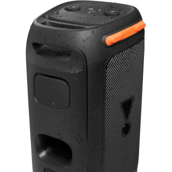 JBL Partybox 110 Portable Party Speaker, 160W Powerful Sound, Built-In Lights, Splashproof, Adjustable Bass, Immersive Audiovisual, 12H Battery, USB Stream - Black, JBLPARTYBOX110UK, 1 Year Warranty