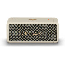 Marshall Emberton Portable Bluetooth Speakers - Water Resistant Wireless Speakers - Cream, 1 Year Warranty
