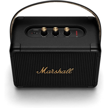 Marshall Kilburn II Bluetooth Wireless Portable Speaker Water Resistant 20+ Hours 36W - Black & Brass, 1 Year Warranty