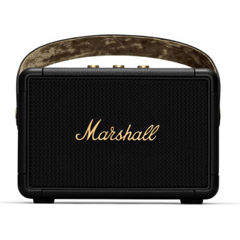 Marshall Kilburn II Bluetooth Wireless Portable Speaker Water Resistant 20+ Hours 36W - Black & Brass, 1 Year Warranty