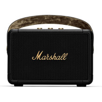 Marshall Kilburn II Bluetooth Wireless Portable Speaker Water Resistant 20+ Hours 36W - Black & Brass, 1 Year Warranty