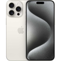Apple iPhone 15 Pro 5G White Titanium 256 Gb, 6.1 Inch Display, International Version 1 Year Warranty