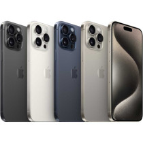 Apple iPhone 15 Pro 5G White Titanium 256 Gb, 6.1 Inch Display, International Version 1 Year Warranty