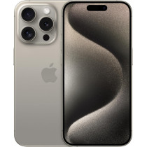 Apple iPhone 15 Pro 5G Natural Titanium 128 Gb, 6.1 Inch Display, International Version 1 Year Warranty